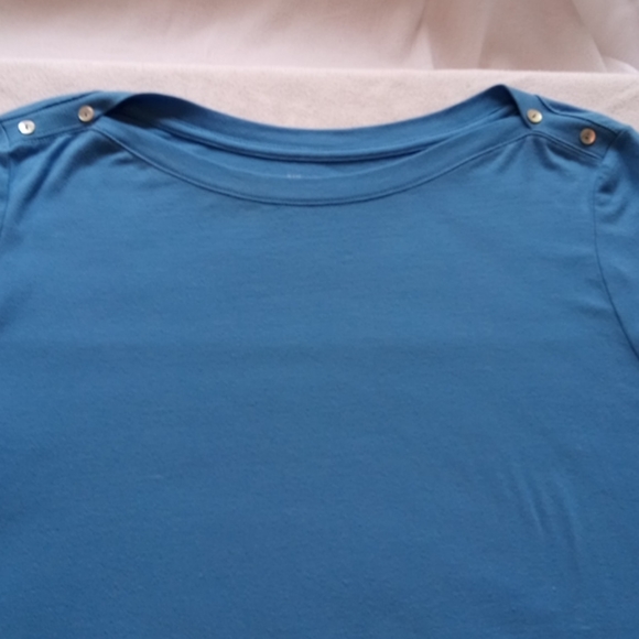 Long sleeve blue shirt - Picture 7 of 10